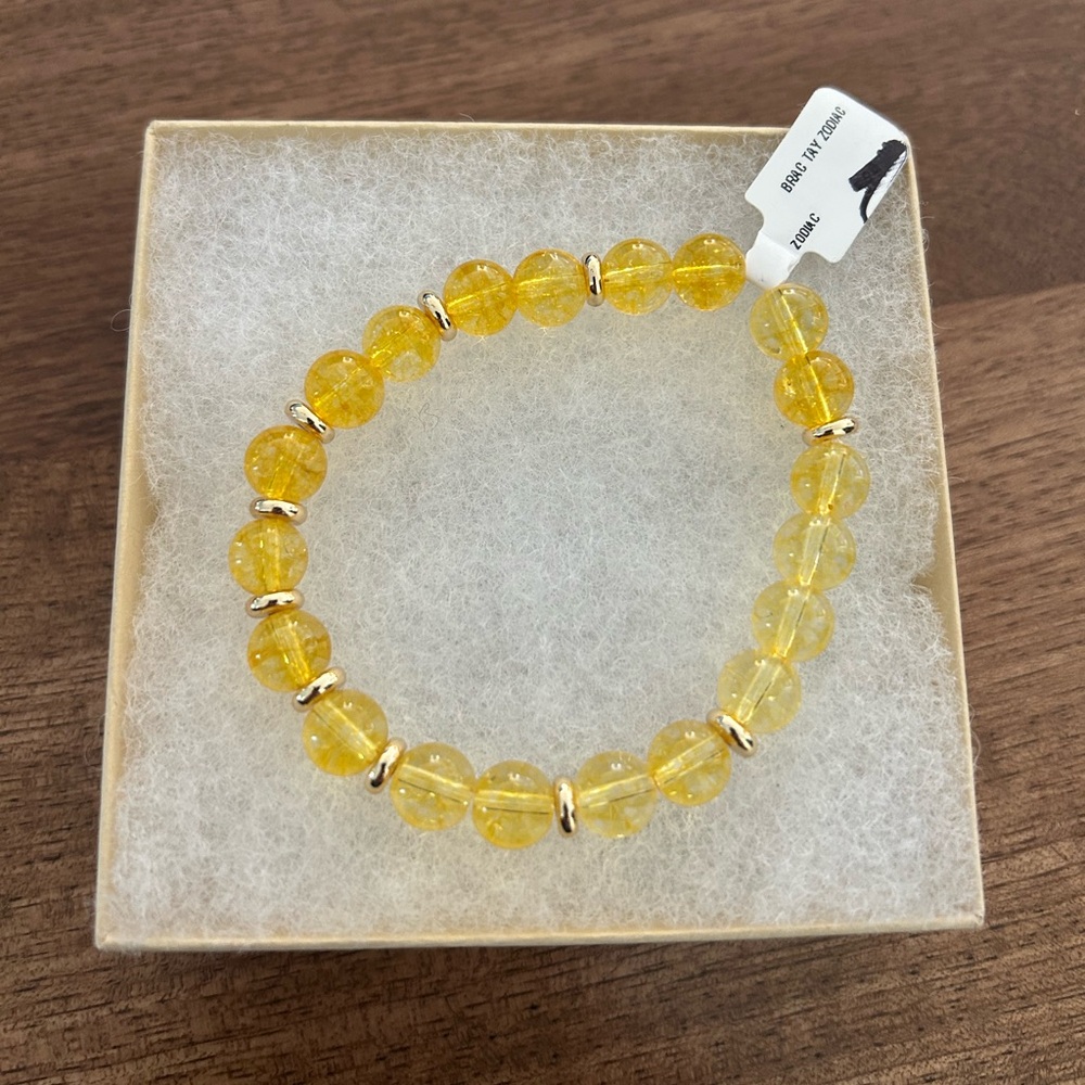 Wool & Pepper Co Zodiac X Gemstone Bracelet